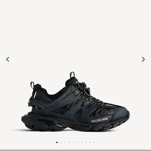 Balenciaga Men’s Black Multi-Layered Track Sneaker- US 10- worn once